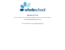 Tablet Screenshot of booking.wholeschool.tv